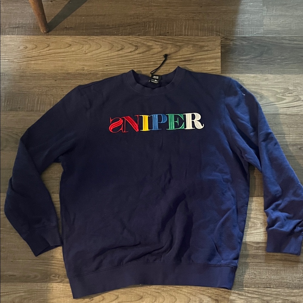 Sniper Gang Long Sleeve Blue 2XL